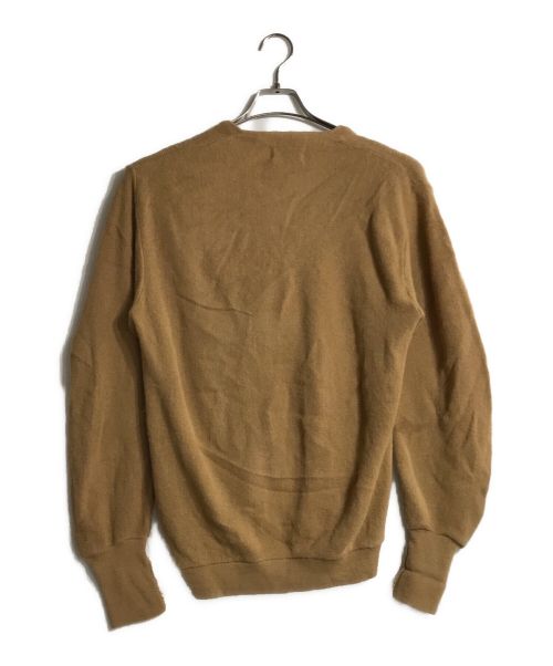 IZOD LACOSTE（アイゾッド ラコステ）IZOD LACOSTE (アイゾッド ラコステ) 糸巻タク アクリルカーディガン ベージュ サイズ:Mの古着・服飾アイテム