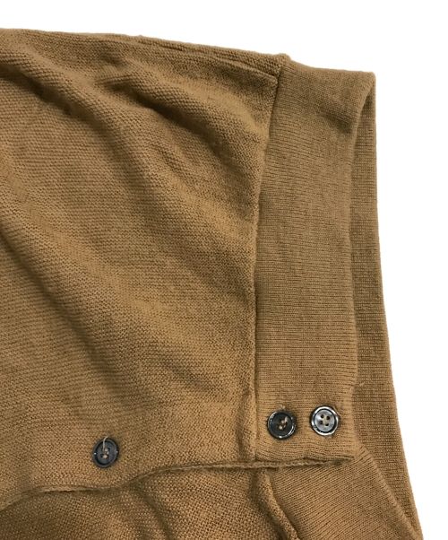 IZOD LACOSTE（アイゾッド ラコステ）IZOD LACOSTE (アイゾッド ラコステ) 糸巻タク アクリルカーディガン ベージュ サイズ:Mの古着・服飾アイテム