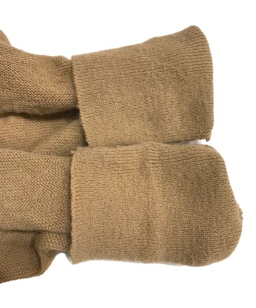 IZOD LACOSTE（アイゾッド ラコステ）IZOD LACOSTE (アイゾッド ラコステ) 糸巻タク アクリルカーディガン ベージュ サイズ:Mの古着・服飾アイテム