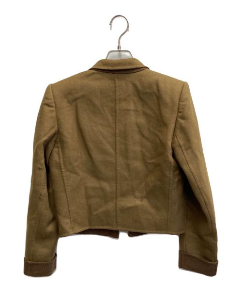 Yves Saint Laurent（イヴサンローラン）Yves Saint Laurent (イヴサンローラン) ウールナポレオンジャケット ブラウン サイズ:Mの古着・服飾アイテム