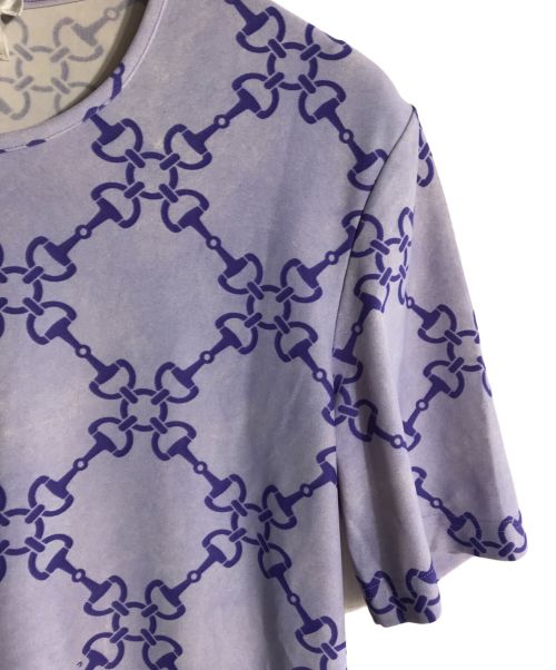 CELINE（セリーヌ）CELINE (セリーヌ) プリントカットソー パープル サイズ:42の古着・服飾アイテム