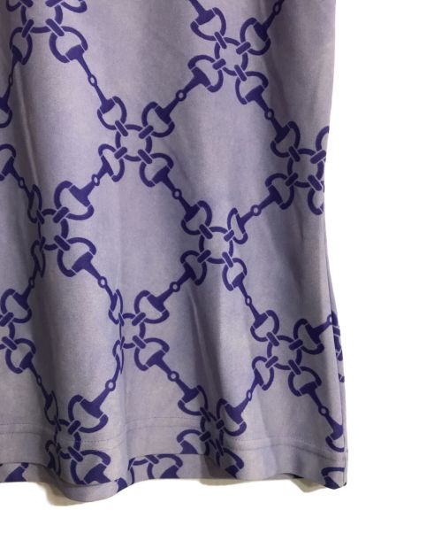 CELINE（セリーヌ）CELINE (セリーヌ) プリントカットソー パープル サイズ:42の古着・服飾アイテム