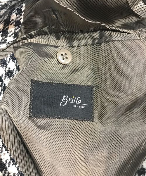 Brilla per il gusto（ブリッラ ペル イルグースト）Brilla per il gusto (ブリッラ ペル イルグースト) テーラードジャケット ブラック サイズ:48の古着・服飾アイテム