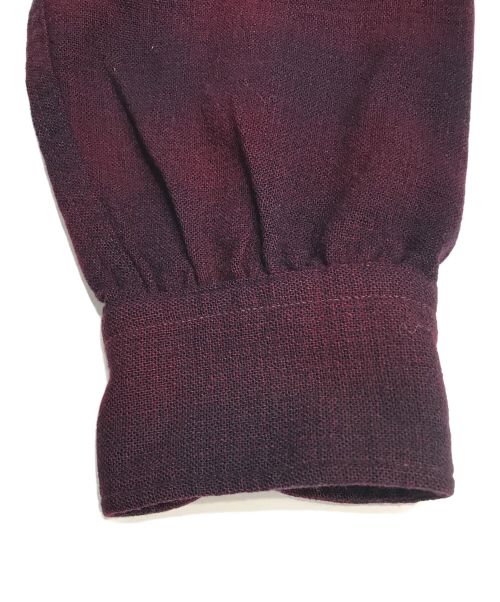 PENDLETON（ペンドルトン）PENDLETON (ペンドルトン) 50's オンブレウールチェックシャツ レッド サイズ:14 1/2の古着・服飾アイテム