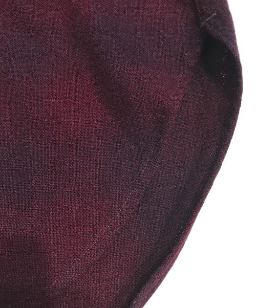 PENDLETON（ペンドルトン）PENDLETON (ペンドルトン) 50's オンブレウールチェックシャツ レッド サイズ:14 1/2の古着・服飾アイテム