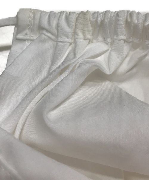 BALLSEY（ボールジィ）BALLSEY (ボールジィ) プロセスドコットン ギャザーブラウス ホワイト サイズ:Sの古着・服飾アイテム