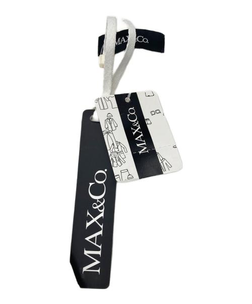 MAX&Co.（マックスアンドコー）MAX&Co. (マックスアンドコー) ノースリーブワンピース グレー×ホワイト サイズ:40の古着・服飾アイテム