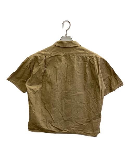 NIGEL CABOURN（ナイジェルケーボン）NIGEL CABOURN (ナイジェルケーボン) オープンカラーワイドシヤツ カーキ サイズ:Lの古着・服飾アイテム