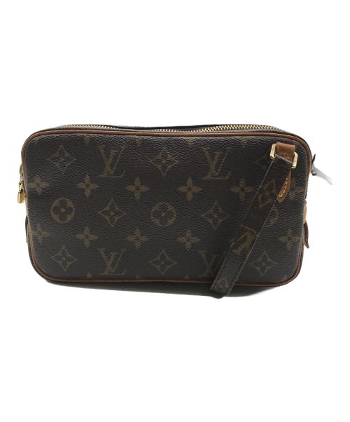 LOUIS VUITTON（ルイ ヴィトン）LOUIS VUITTON (ルイ ヴィトン) ショルダーポーチ ブラウンの古着・服飾アイテム