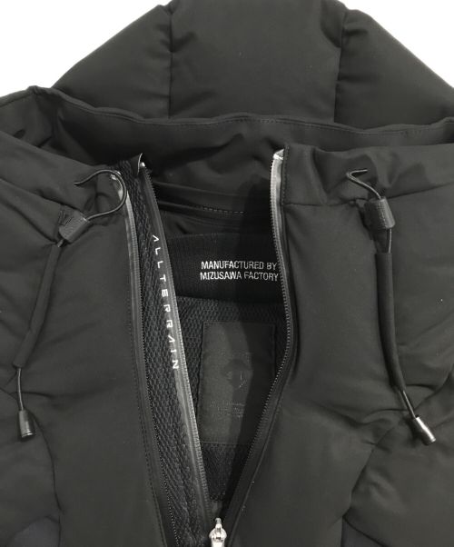 DESCENTE ALLTERRAIN（デザイント オルテライン）DESCENTE ALLTERRAIN (デザイント オルテライン) 水沢ダウン/マウンテニア ダウンジャケット ブラック サイズ:Sの古着・服飾アイテム