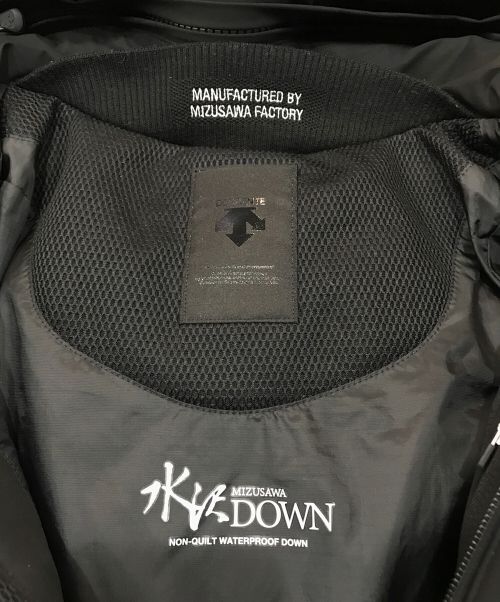 DESCENTE ALLTERRAIN（デザイント オルテライン）DESCENTE ALLTERRAIN (デザイント オルテライン) 水沢ダウン/マウンテニア ダウンジャケット ブラック サイズ:Sの古着・服飾アイテム