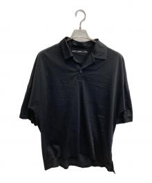 ATTACHMENT（アタッチメント）の古着「トリコット S/S ビッグポロ」｜ブラック