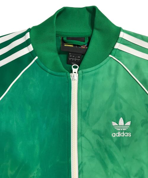 adidas（アディダス）adidas (アディダス) PHARRELL WILLIAMS (ファレルウィリアムス) コラボトラックジャケット グリーン サイズ:Sの古着・服飾アイテム