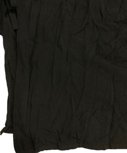s'yte（サイト）s'yte (サイト) Cu Washer Ethnic Wrap ブラック サイズ:3の古着・服飾アイテム