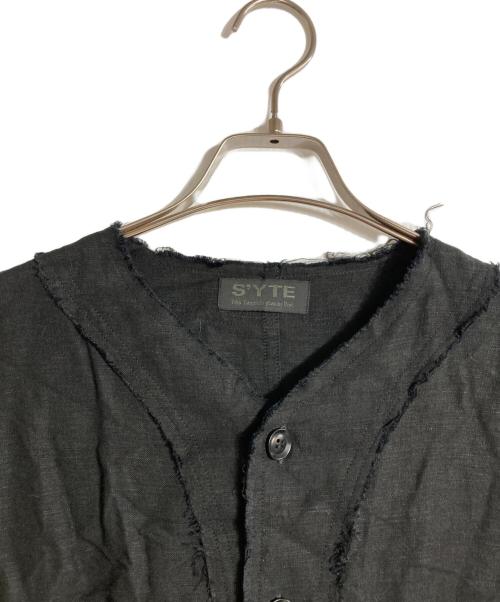 s'yte（サイト）s'yte (サイト) 半袖シャツ ブラック サイズ:3の古着・服飾アイテム