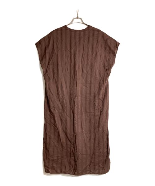 KECH LeS ESSENTIELS（ケッシュルエッセンシャル）KECH LeS ESSENTIELS (ケッシュルエッセンシャル) SHORTSLEEVE DRESS ブラウン サイズ:表記なしの古着・服飾アイテム