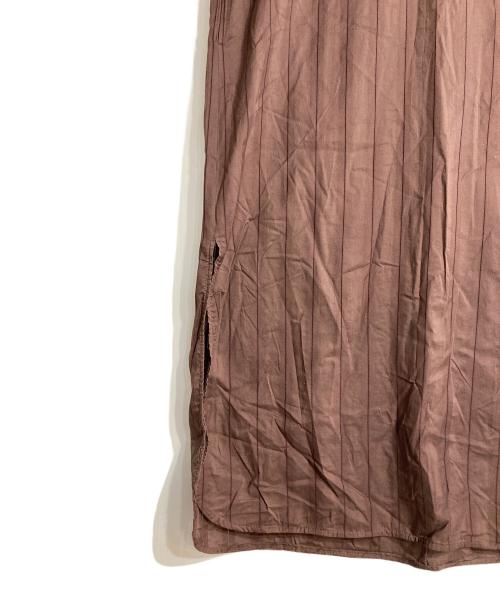 KECH LeS ESSENTIELS（ケッシュルエッセンシャル）KECH LeS ESSENTIELS (ケッシュルエッセンシャル) SHORTSLEEVE DRESS ブラウン サイズ:表記なしの古着・服飾アイテム