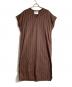 KECH LeS ESSENTIELS（ケッシュルエッセンシャル）の古着「SHORTSLEEVE DRESS」｜ブラウン
