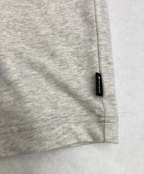 Snow peak（スノーピーク）snow peak (スノーピーク) JOURNAL STANDARD relume (ジャーナルスタンダード レリューム) Camp Fire プリントTシャツ グレー サイズ:Lの古着・服飾アイテム