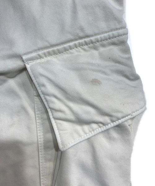 BONEVILLE（ボンネビル）BONEVILLE (ボンネビル) カーゴパンツ ホワイト サイズ:48の古着・服飾アイテム