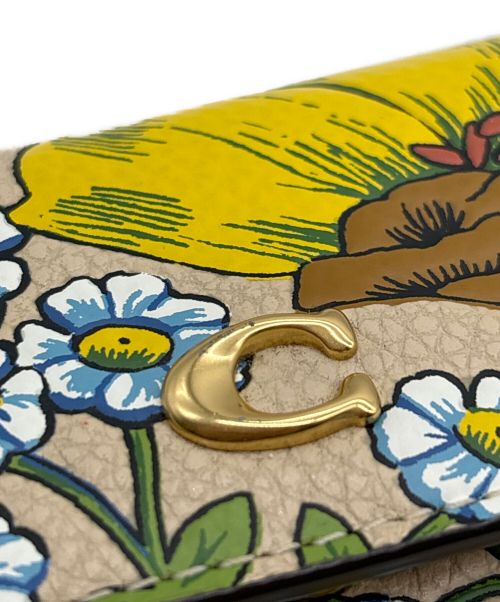 COACH（コーチ）COACH (コーチ) 6 リンク キー ケース・フローラル プリントの古着・服飾アイテム