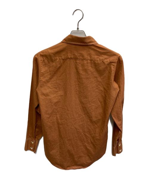 Sears（シアーズ）Sears (シアーズ) 70’Sステッチシャツ ブラウン サイズ:18の古着・服飾アイテム