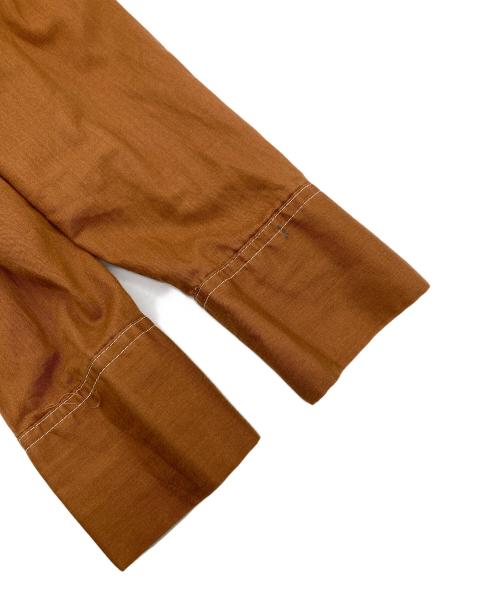 Sears（シアーズ）Sears (シアーズ) 70’Sステッチシャツ ブラウン サイズ:18の古着・服飾アイテム