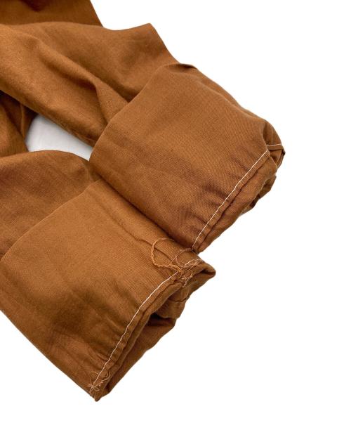 Sears（シアーズ）Sears (シアーズ) 70’Sステッチシャツ ブラウン サイズ:18の古着・服飾アイテム