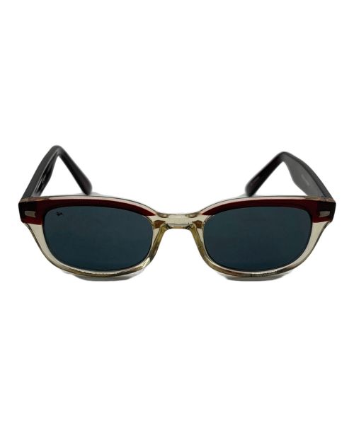 stussy（ステューシー）stussy (ステューシー) skyfighter/サングラス ブラウン×クリアの古着・服飾アイテム