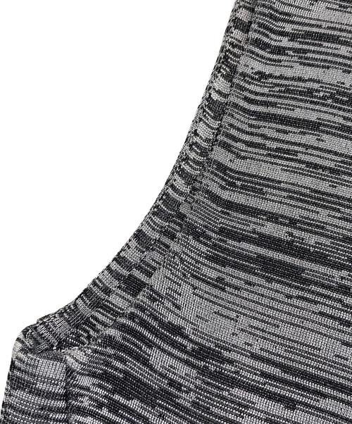 Christian Dior（クリスチャン ディオール）Christian Dior (クリスチャン ディオール) ノースリーブニットワンピース グレー サイズ:Ｌの古着・服飾アイテム