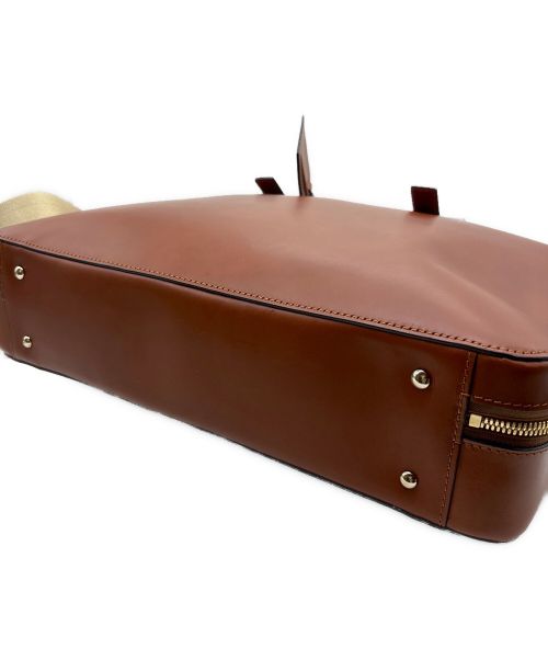 BOLDRINI SELLERIA（ボルドリーニ セレリア）Boldrini selleria (ボルドリーニ セレリア) 2WAYレザーブリーフケース ブラウンの古着・服飾アイテム