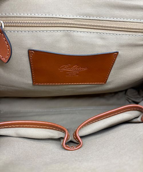 BOLDRINI SELLERIA（ボルドリーニ セレリア）Boldrini selleria (ボルドリーニ セレリア) 2WAYレザーブリーフケース ブラウンの古着・服飾アイテム