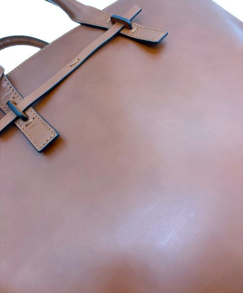 BOLDRINI SELLERIA（ボルドリーニ セレリア）Boldrini selleria (ボルドリーニ セレリア) 2WAYレザーブリーフケース ブラウンの古着・服飾アイテム