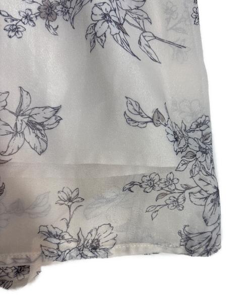 MERCURY DUO（マーキュリーデュオ）MERCURY DUO (マーキュリーデュオ) フラワーニットドッキングワンピース ピンクベージュ サイズ:Sの古着・服飾アイテム