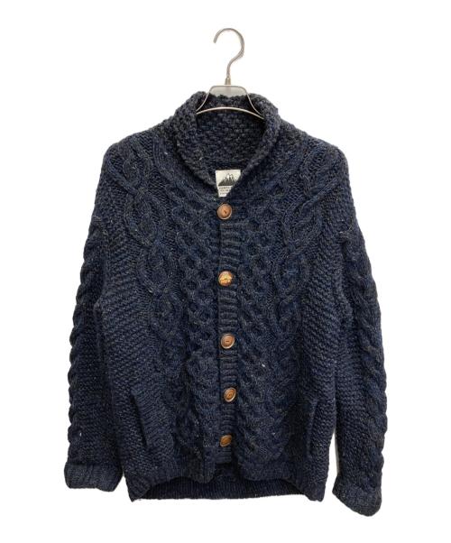 HIMALAYAN CLIMBER'S（ヒマラヤン クライマーズ）HIMALAYAN CLIMBER'S (ヒマラヤン クライマーズ) ニットカーディガン ネイビー サイズ:Lの古着・服飾アイテム
