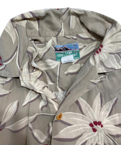 reyn spooner（レイン スプナー）reyn spooner (レイン スプナー) 80’Sアロハシャツ ベージュ サイズ:Mの古着・服飾アイテム