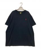 POLO RALPH LAURENポロ・ラルフローレン）の古着「クルーネックTシャツ」｜ブラック
