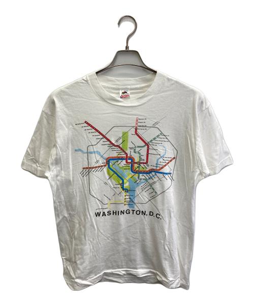 FRUIT OF THE LOOM（フルーツオブザルーム）FRUIT OF THE LOOM (フルーツオブザルーム) 90's プリントTシャツ ホワイト サイズ:Lの古着・服飾アイテム