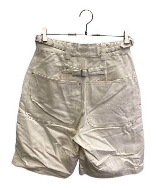 Ballsy.Brothers（ボールジーブラザーズ）BALLSY.BROTHERS (ボールジーブラザーズ) Denim baggy gurkha baker jorts アイボリー サイズ:Mの古着・服飾アイテム