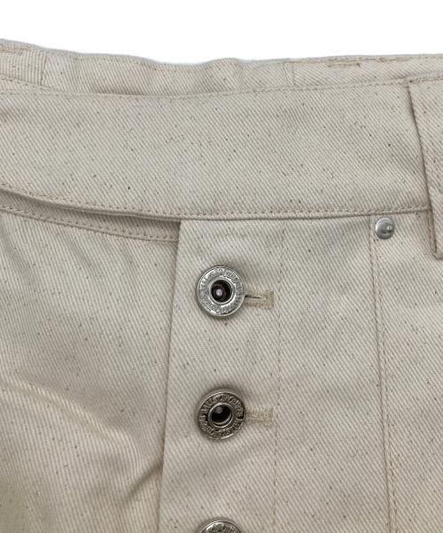 Ballsy.Brothers（ボールジーブラザーズ）BALLSY.BROTHERS (ボールジーブラザーズ) Denim baggy gurkha baker jorts アイボリー サイズ:Mの古着・服飾アイテム