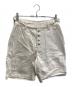 BALLSY.BROTHERS（ボールジーブラザーズ）の古着「Denim baggy gurkha baker jorts」｜アイボリー