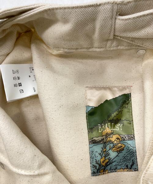 Ballsy.Brothers（ボールジーブラザーズ）BALLSY.BROTHERS (ボールジーブラザーズ) デニムバギーグルカベイカージョーツ アイボリー サイズ:Lの古着・服飾アイテム