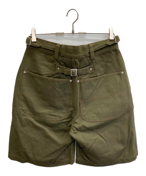 Ballsy.Brothers（ボールジーブラザーズ）BALLSY.BROTHERS (ボールジーブラザーズ) デニムバギーグルカベイカージョーツ カーキ サイズ:Lの古着・服飾アイテム