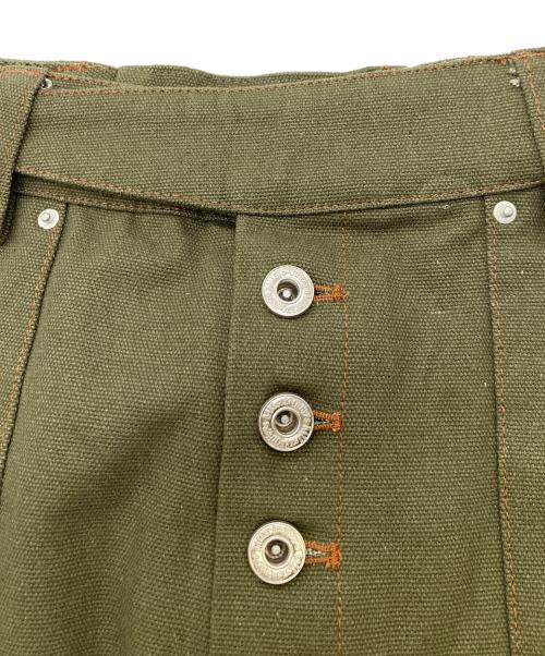 Ballsy.Brothers（ボールジーブラザーズ）BALLSY.BROTHERS (ボールジーブラザーズ) デニムバギーグルカベイカージョーツ カーキ サイズ:Lの古着・服飾アイテム