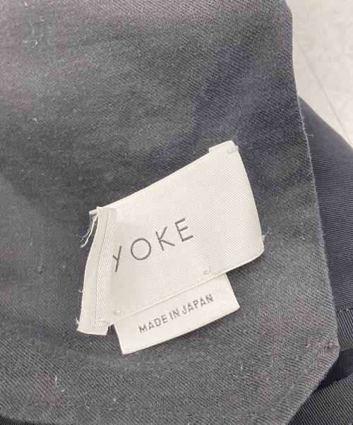 YOKE（ヨーク）YOKE (ヨーク) FREE EASY PANTS ブラック サイズ:Ｓの古着・服飾アイテム