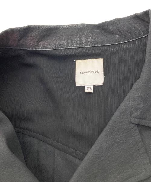 SASQUATCHfabrix.（サスクワッチファブリックス）SASQUATCHfabrix. (サスクワッチファブリックス) シャツジャケット ブラック サイズ:Mの古着・服飾アイテム
