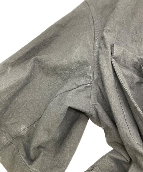 SASQUATCHfabrix.（サスクワッチファブリックス）SASQUATCHfabrix. (サスクワッチファブリックス) シャツジャケット ブラック サイズ:Mの古着・服飾アイテム