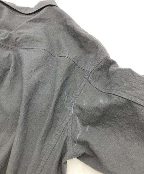 SASQUATCHfabrix.（サスクワッチファブリックス）SASQUATCHfabrix. (サスクワッチファブリックス) シャツジャケット ブラック サイズ:Mの古着・服飾アイテム