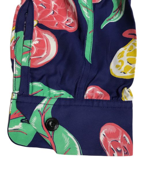 THE GROOVIN HIGH（ザ グルービン ハイ）The Groovin High (ザ グルービン ハイ) 1950s L/S Shirt Leaf ネイビー×グリーン サイズ:L 未使用品の古着・服飾アイテム