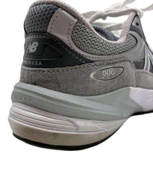 NEW BALANCE（ニューバランス）NEW BALANCE (ニューバランス) 990V6ランニングスニーカー グレー サイズ:27.5の古着・服飾アイテム